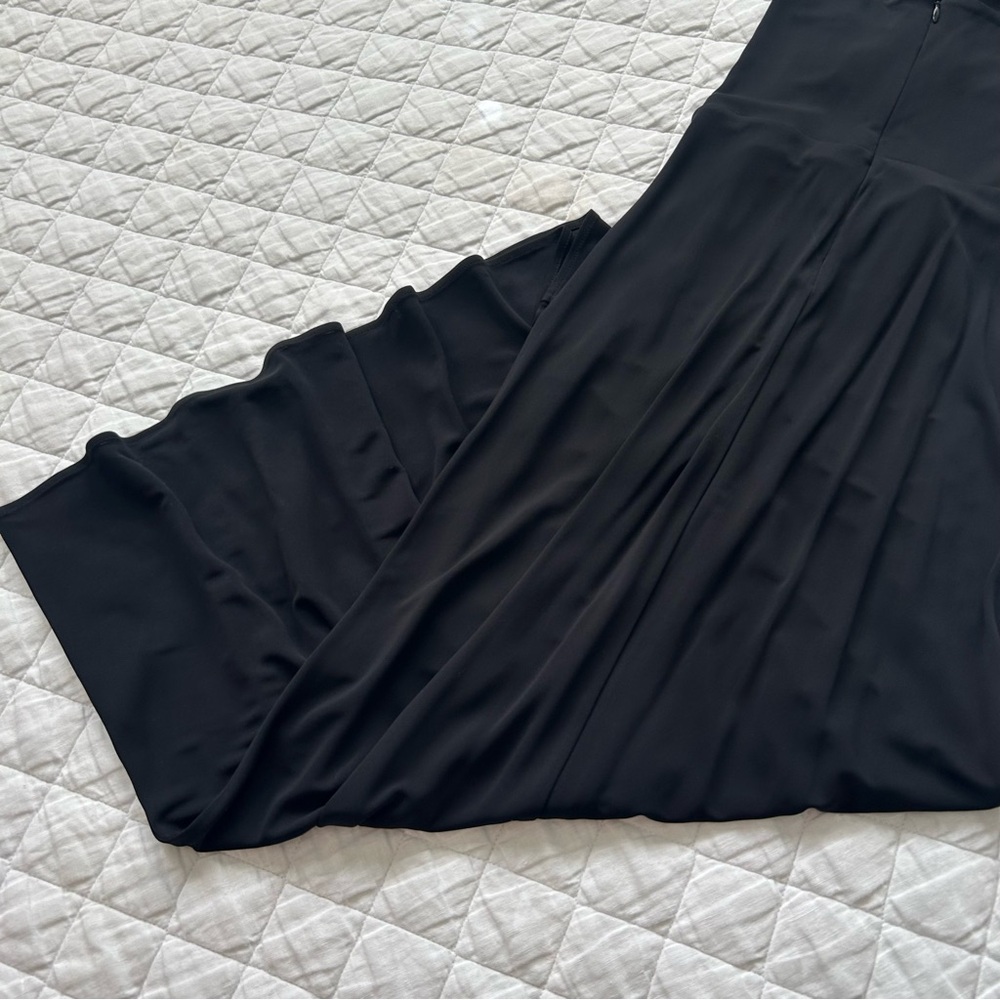 Diane von Furstenberg Neely Ruched Cutout Jersey Midi Dress in Black - Picture 13 of 14